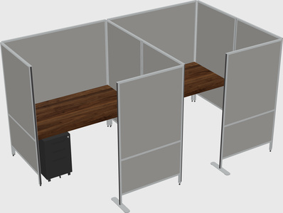 Flexible panel system with privacy