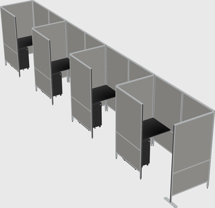 Small private panel system