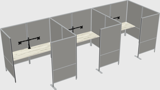Flexible panel system with privacy