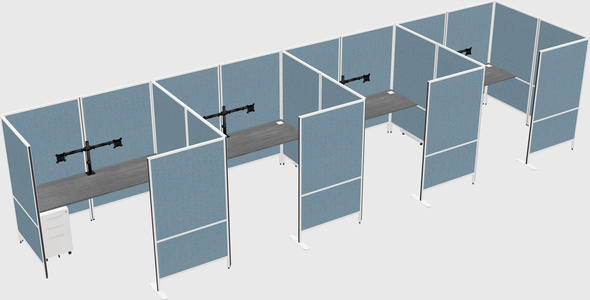 Flexible panel system with privacy