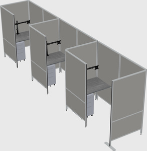 Small private panel system