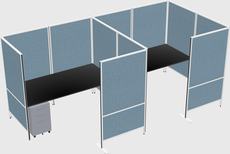 Flexible panel system with privacy
