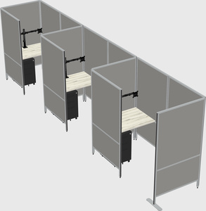 Small private panel system
