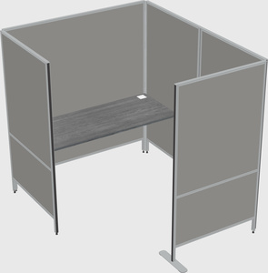 Flexible panel system with privacy