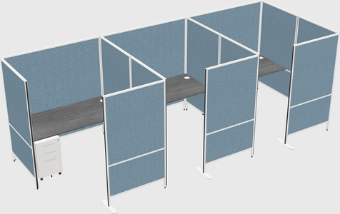 Flexible panel system with privacy