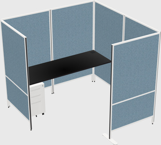 Flexible panel system with privacy