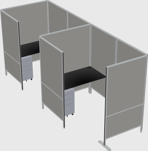 Small private panel system