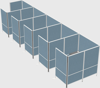 Flexible panel system with privacy