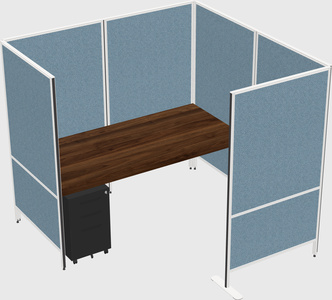 Flexible panel system with privacy