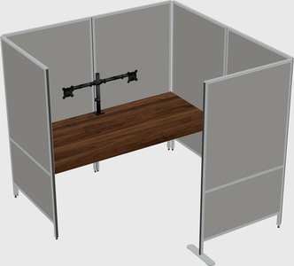 Flexible panel system with privacy