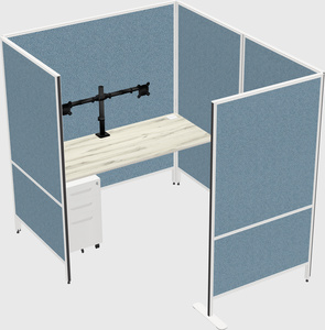 Flexible panel system with privacy