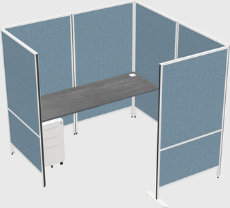 Flexible panel system with privacy