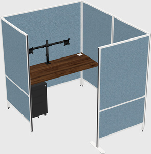 Flexible panel system with privacy