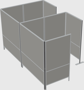 Flexible panel system with privacy