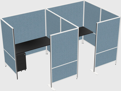 Flexible panel system with privacy