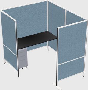 Flexible panel system with privacy