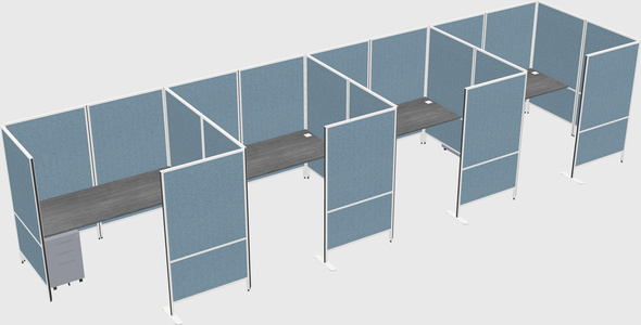 Flexible panel system with privacy