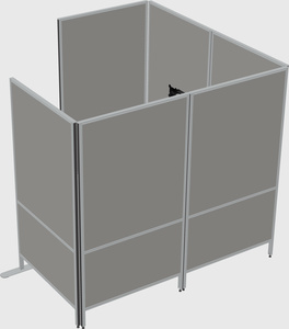 Flexible panel system with privacy