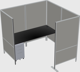 Flexible panel system with privacy