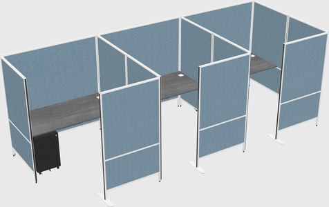 Flexible panel system with privacy