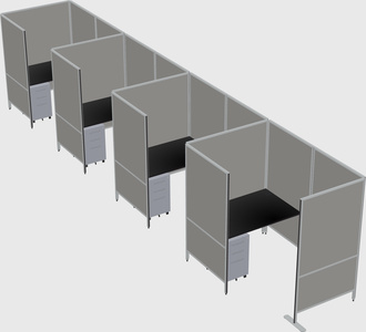 Small private panel system