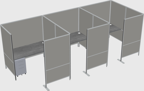 Flexible panel system with privacy