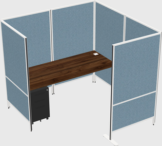 Flexible panel system with privacy