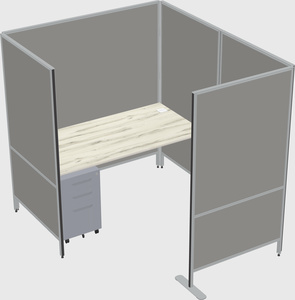 Flexible panel system with privacy