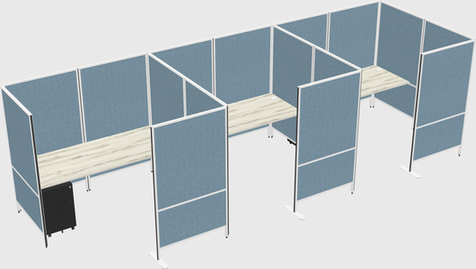 Flexible panel system with privacy