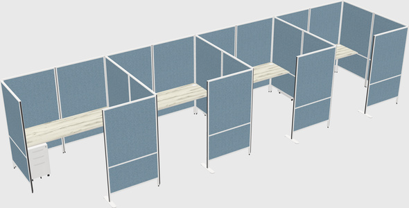 Flexible panel system with privacy
