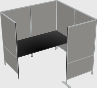 Flexible panel system with privacy