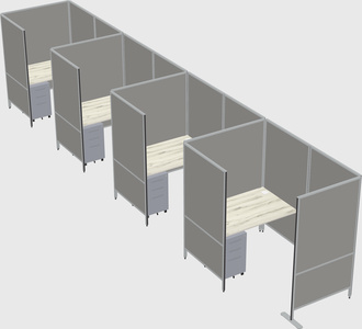 Small private panel system