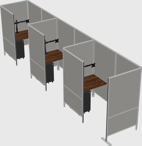 Small private panel system