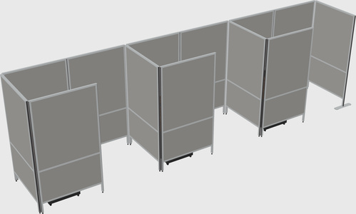 Small private panel system