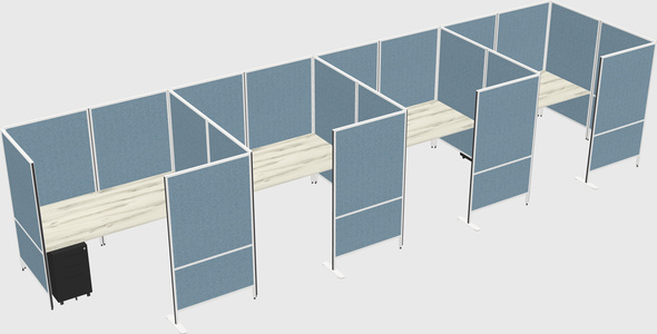 Flexible panel system with privacy