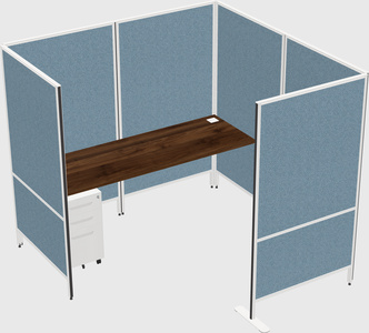 Flexible panel system with privacy