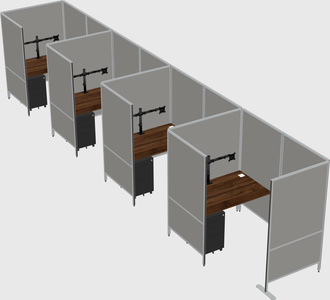 Small private panel system