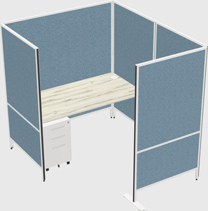 Flexible panel system with privacy