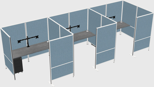 Flexible panel system with privacy