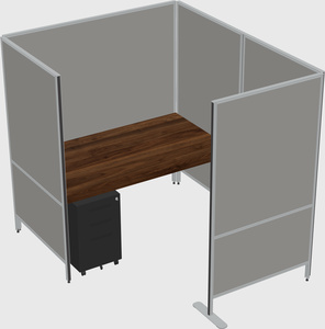 Flexible panel system with privacy