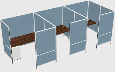 Flexible panel system with privacy