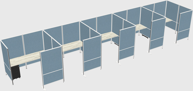 Flexible panel system with privacy