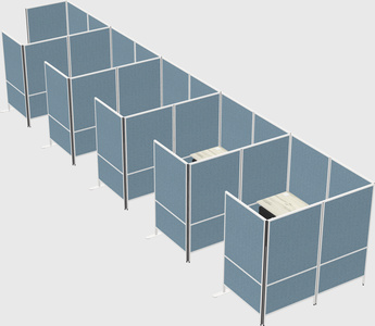 Flexible panel system with privacy