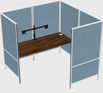 Flexible panel system with privacy