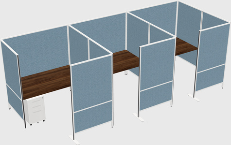 Flexible panel system with privacy