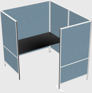 Flexible panel system with privacy