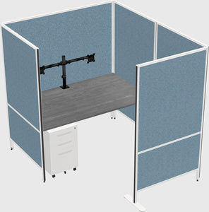 Flexible panel system with privacy