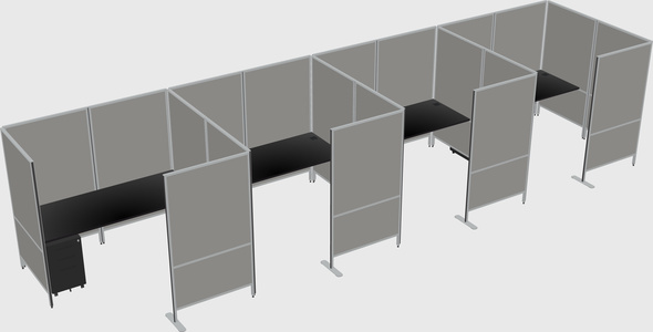 Flexible panel system with privacy
