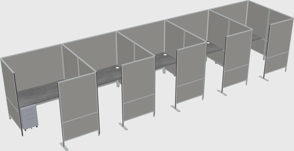 Flexible panel system with privacy