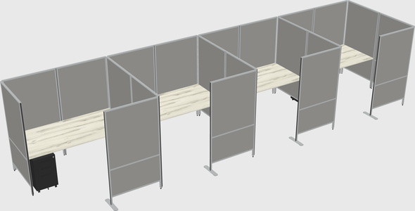 Flexible panel system with privacy